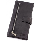 Чорний шкіряний клатч-купьюрнік MD Leather Collection 0889A - Фотографія № 100
