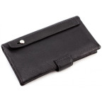 Чорний шкіряний клатч-купьюрнік MD Leather Collection 0889A - Фотографія № 102
