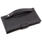 Чорний шкіряний клатч-купьюрнік MD Leather Collection 0889A - Фотографія № 103