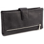 Чорний шкіряний клатч-купьюрнік MD Leather Collection 0889A - Фотографія № 104