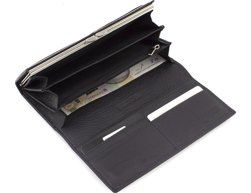 Жіночий гаманець із натуральної шкіри MC MA150-1 Black - Фотографія № 7