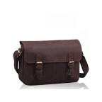 Чоловіча шкіряна сумка-месенджер TIDING BAG 6002B-1 коричнева - Фотографія № 100