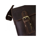 Чоловіча шкіряна сумка-месенджер TIDING BAG 6002B-1 коричнева - Фотографія № 105