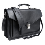 Чоловічий м'який портфель із телячої шкіри Newery N4572GA - Фотографія № 100