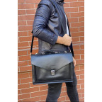 Чоловічий м'який портфель із телячої шкіри Newery N4572GA - Фотографія № 101