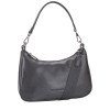 Чорна жіноча шкіряна сумочка через плече Smith & Canova 93059 BLK Jensen
