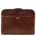 Чорний м'який портфель на одне відділення Tuscany Leather Sorrento TL141022 Black - Фотографія № 102
