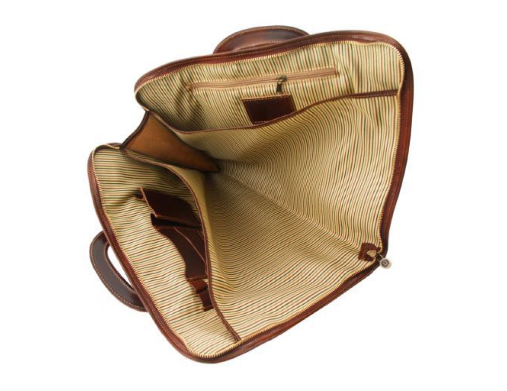 Чорний м'який портфель на одне відділення Tuscany Leather Sorrento TL141022 Black - Фотографія № 6