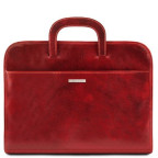 Чоловіча шкіряна сумка під ноутбук Tuscany Leather Sorrento TL141022 Red - Фотографія № 100