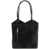 Чорний шкіряна сумка трансформер Patty Tuscany Leather TL141497 Black Чорний шкіряна сумка трансформер Patty Tuscany Leather TL141497 Black