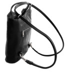 Чорний шкіряна сумка трансформер Patty Tuscany Leather TL141497 Black - Фотографія № 103