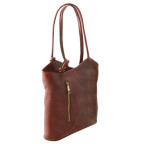 Коричнева шкіряна сумка трансформер Patty Tuscany Leather TL141497 Brown - Фотографія № 101