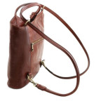 Коричнева шкіряна сумка трансформер Patty Tuscany Leather TL141497 Brown - Фотографія № 102