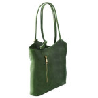 Зелена сумка трансформер Patty Tuscany Leather TL141497 Green - Фотографія № 101