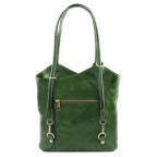 Зелена сумка трансформер Patty Tuscany Leather TL141497 Green - Фотографія № 102