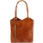 Світло-коричнева сумка трансформер Patty Tuscany Leather TL141497 Med - Фотографія № 100