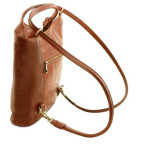 Світло-коричнева сумка трансформер Patty Tuscany Leather TL141497 Med - Фотографія № 102