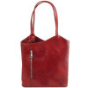 Червона сумка шкіряна трансформер Patty Tuscany Leather TL141497 Red