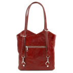 Червона сумка шкіряна трансформер Patty Tuscany Leather TL141497 Red - Фотографія № 102