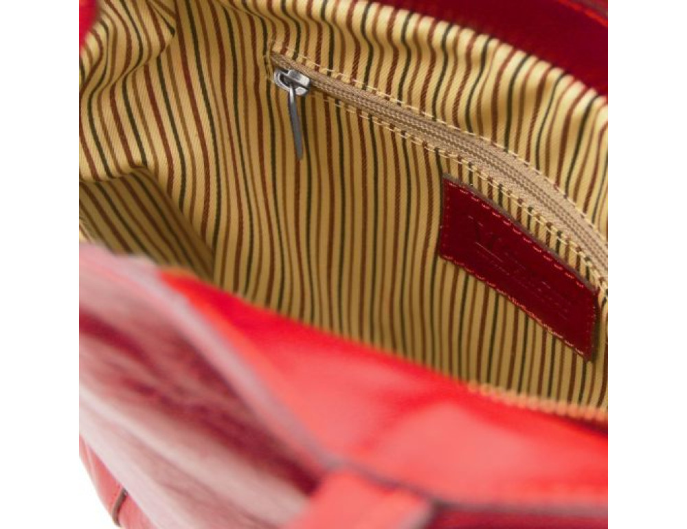 Червона сумка шкіряна трансформер Patty Tuscany Leather TL141497 Red - Фотографія № 5