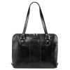 Чорна шкіряна сумочка жіноча RAVENNA Tuscany Leather TL141795 Black