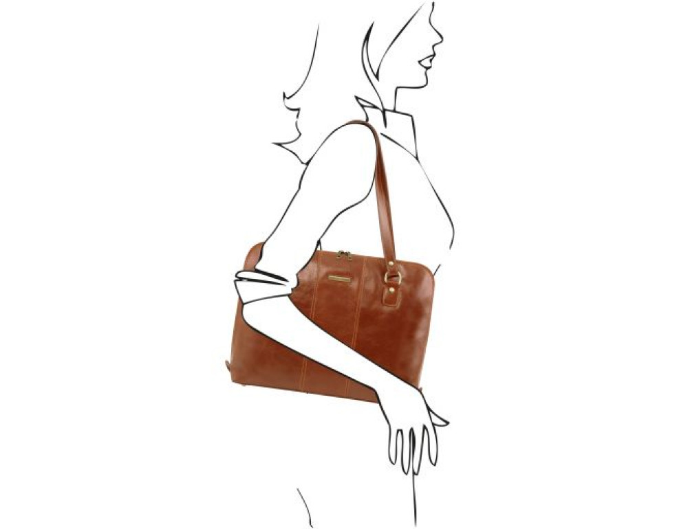 Жіноча шкіряна сумка RAVENNA Tuscany Leather TL141795 Med - Фотографія № 2
