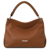 Жіноча шкіряна сумочка Tuscany Leather TL142087 COGNAC