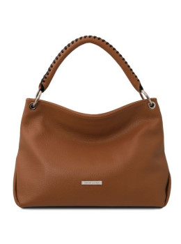 Жіноча шкіряна сумочка Tuscany Leather TL142087 COGNAC
