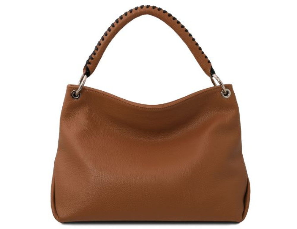 Жіноча шкіряна сумочка Tuscany Leather TL142087 COGNAC - Фотографія № 4