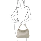 Жіноча шкіряна сумочка Tuscany Leather TL142087 WhGrey - Фотографія № 101