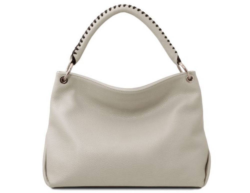Жіноча шкіряна сумочка Tuscany Leather TL142087 WhGrey - Фотографія № 4