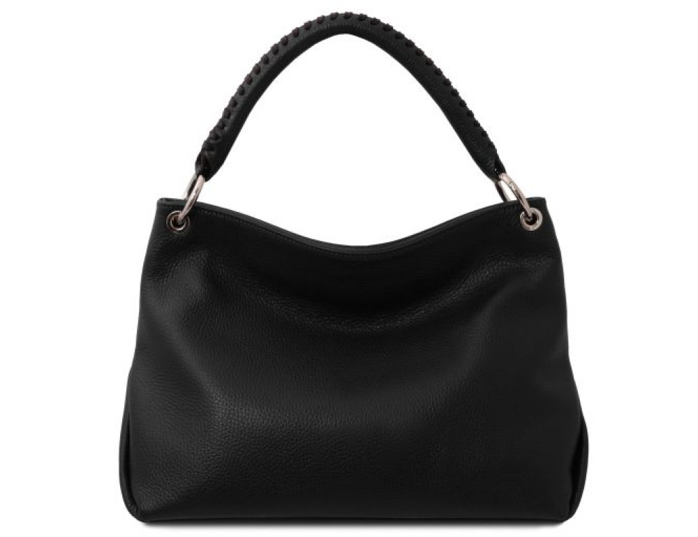 Жіноча шкіряна сумочка Tuscany Leather TL142087 Black - Фотографія № 4