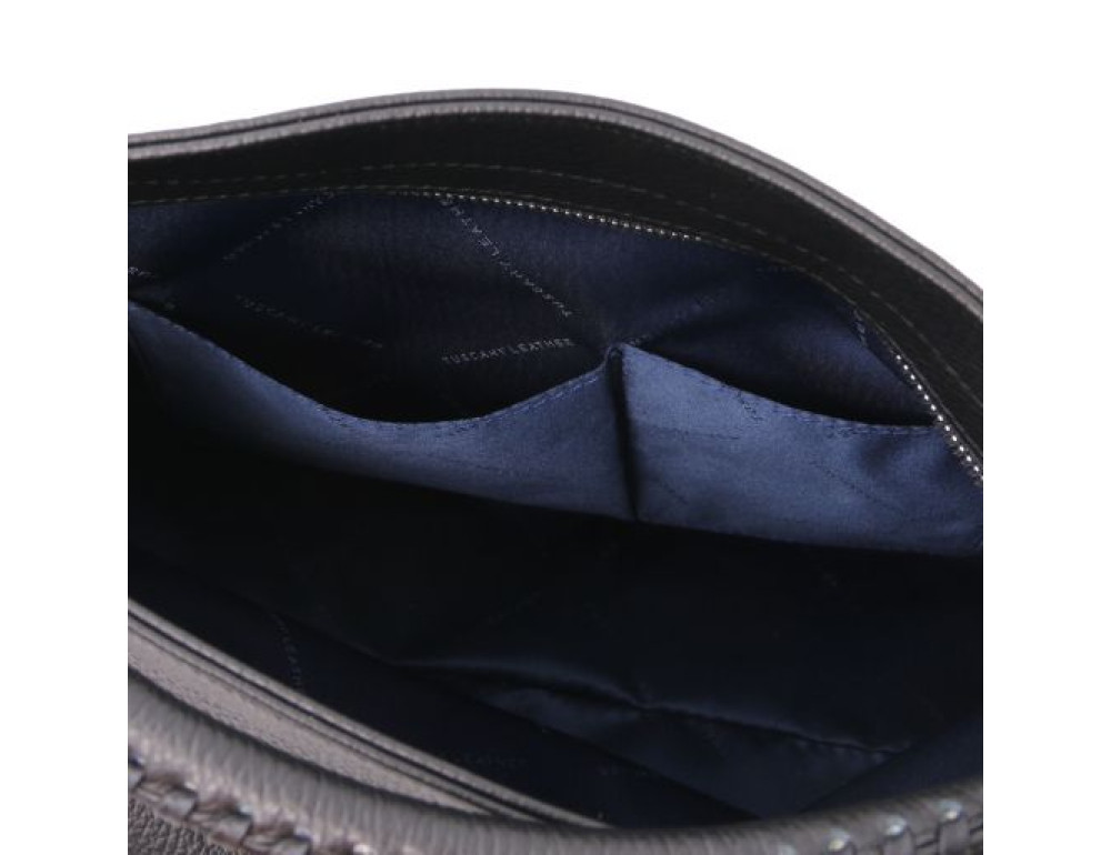 Жіноча шкіряна сумочка Tuscany Leather TL142087 Black - Фотографія № 7
