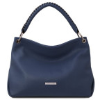 Жіноча шкіряна сумочка Tuscany Leather TL142087 Navy Blue - Фотографія № 100