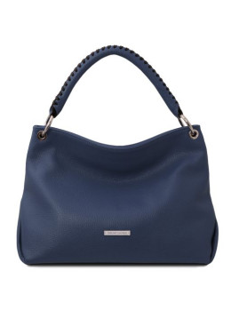 Жіноча шкіряна сумочка Tuscany Leather TL142087 Navy Blue