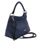 Жіноча шкіряна сумочка Tuscany Leather TL142087 Navy Blue - Фотографія № 102