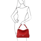 Жіноча шкіряна сумочка Tuscany Leather TL142087 Red - Фотографія № 101