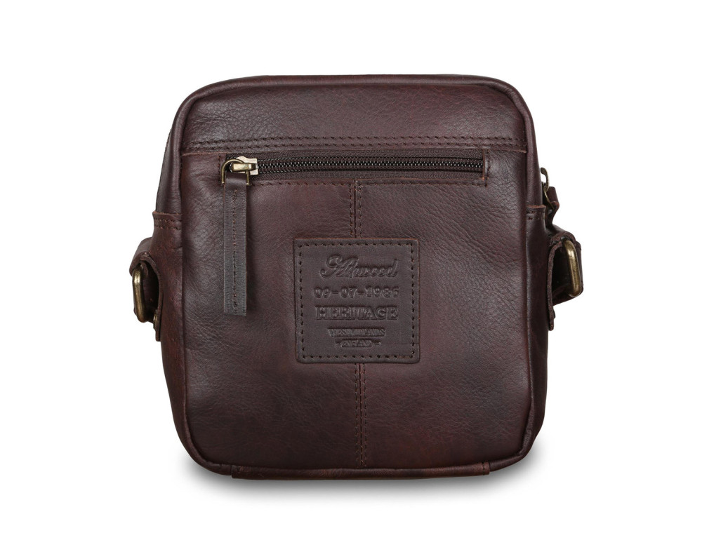 Сумка чоловіча шкіряна Ashwood 1332 Brown - Фотографія № 2