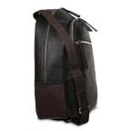 Чоловічий шкіряний рюкзак темно-коричневого Ashwood Leather 1663 Brown - Фотографія № 101