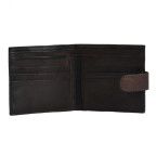 Чоловічий шкіряний портмоне Ashwood Leather 1780 Brown - Фотографія № 102