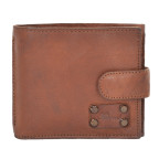 Чоловічий шкіряний портмоне Ashwood Leather 1780 Rust - Фотографія № 100