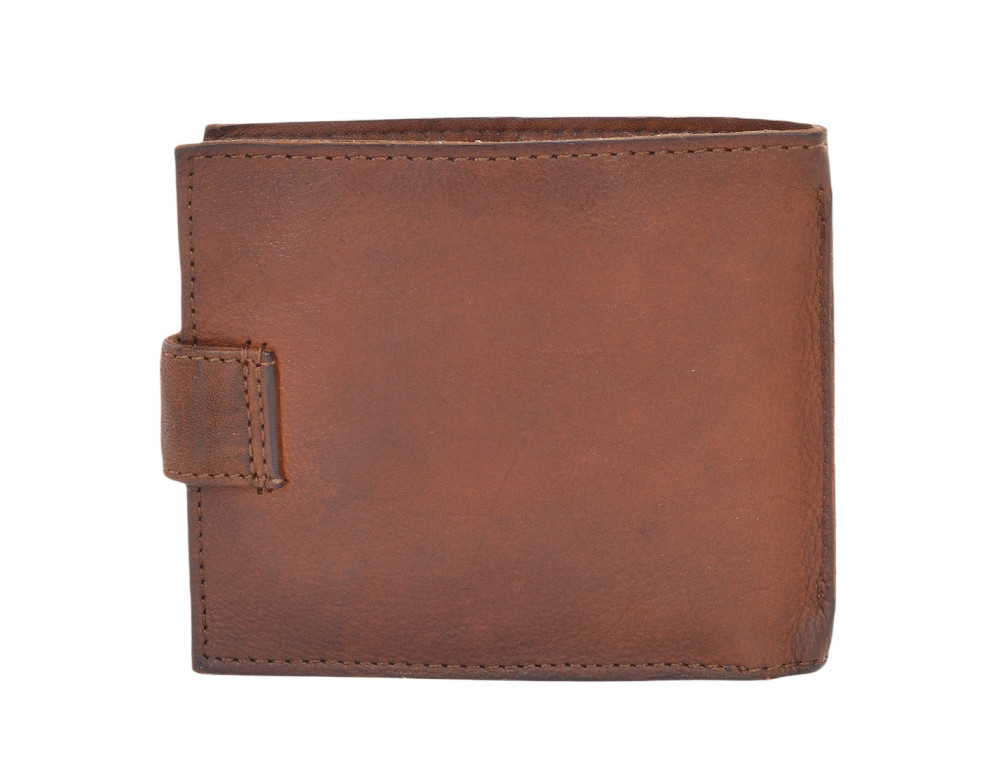 Чоловічий шкіряний портмоне Ashwood Leather 1780 Rust - Фотографія № 2