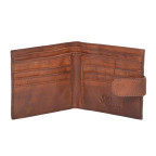 Чоловічий шкіряний портмоне Ashwood Leather 1780 Rust - Фотографія № 102