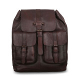 Темно-коричневий шкіряний рюкзак Ashwood Leather 7990 Brown