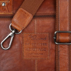 Чоловіча ділова шкіряна сумка-портфель Ashwood Leather F83 Cognac - Фотографія № 103