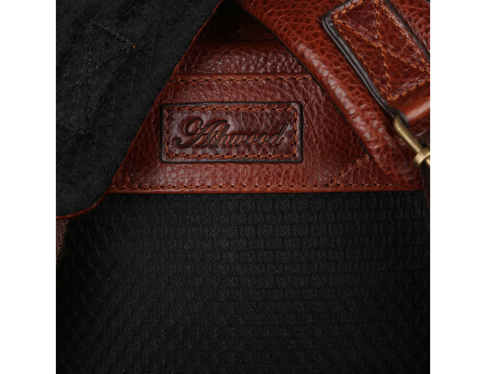 Коричневий чоловічий рюкзак зі свинячої шкіри Ashwood Leather Jordan Chestnut - Фотографія № 5