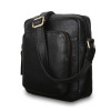 Маленька чоловіча шкіряна сумка через плече Ashwood Leather M55 Black