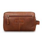 Коричневий шкіряний чоловічий несесер Ashwood Leather M59 Tan - Фотографія № 101