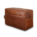 Коричневий шкіряний чоловічий несесер Ashwood Leather M59 Tan - Фотографія № 102