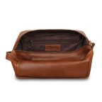 Коричневий шкіряний чоловічий несесер Ashwood Leather M59 Tan - Фотографія № 103